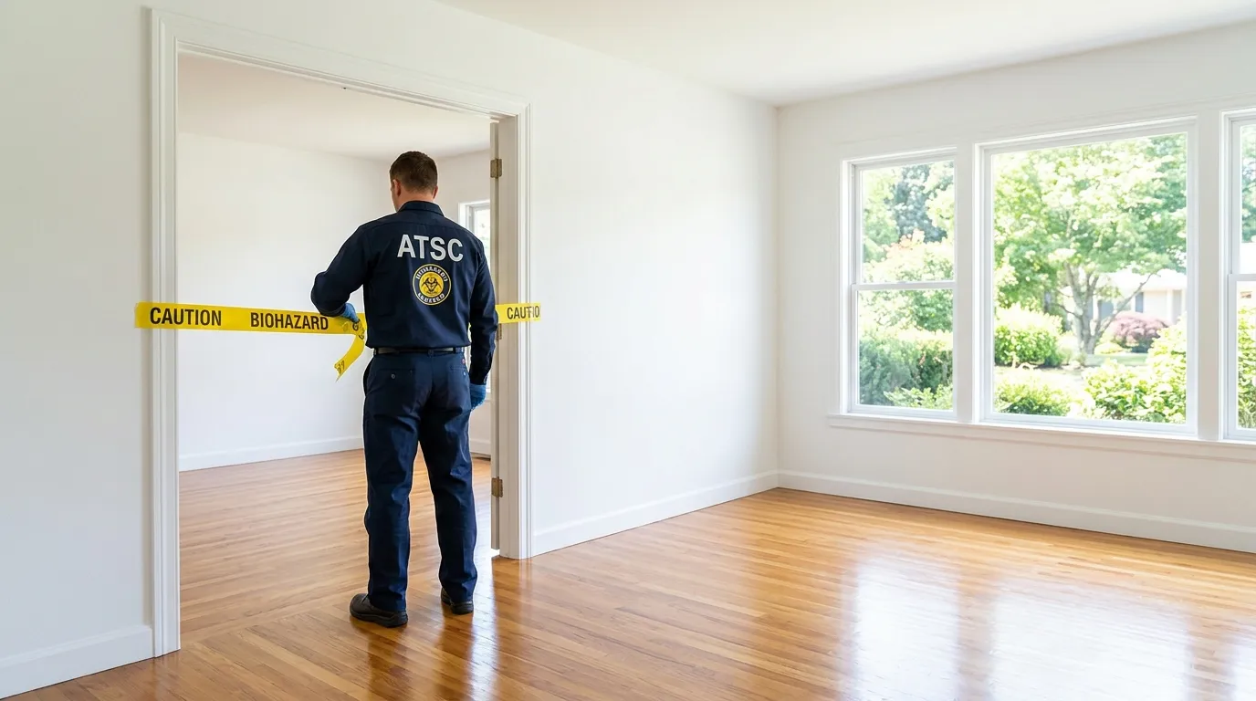 Certified biohazard cleanup crew performing Crime Scene Cleanup in Anthony